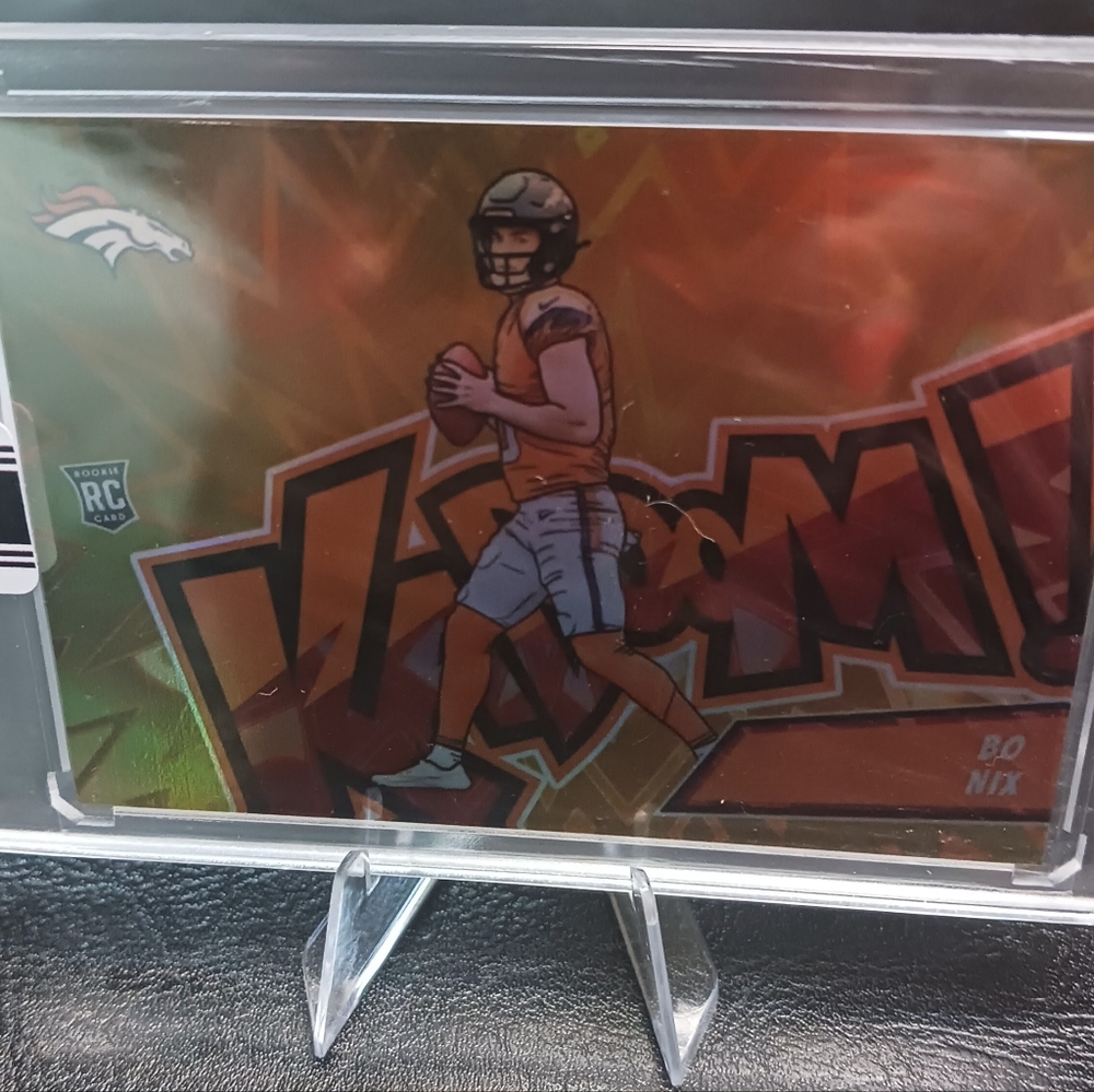 2024 Panini Absolute Kaboom Bo Nix Rookie Novelty Card